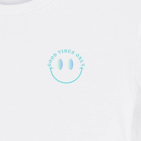Tshirt Good vibes only | BlueTshirt Adult | Good vibes only | Blue